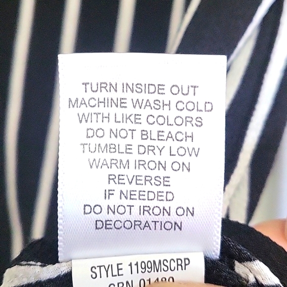 Roz&Ali striped blouse - Picture 5 of 8